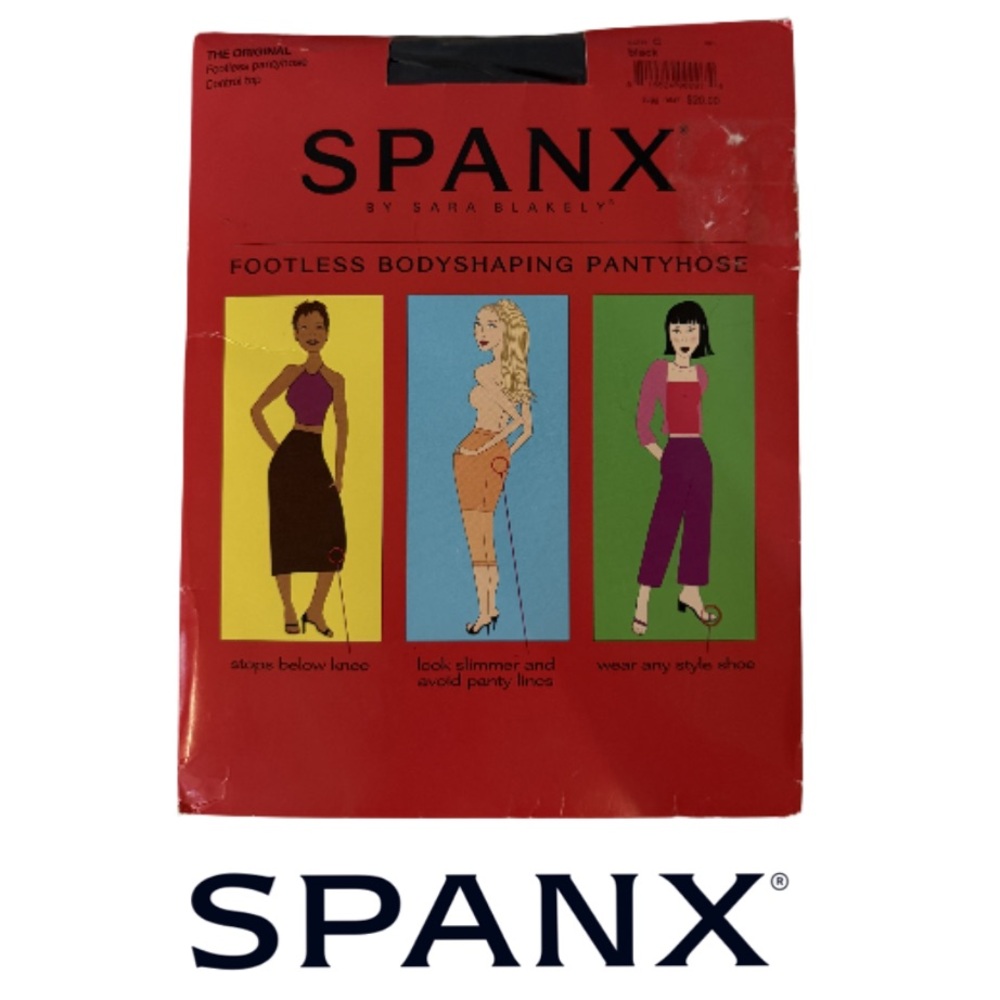 SPANX | New In Package Footless Bodyshaping Pantyhose Shapewear Black Size C